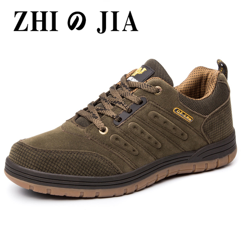 New Arrival Classics Style Men Hiking Shoes Lace Up Men Sport Shoes Wear-resistant Outdoor Jogging Trekking Sneakers Camping ► Photo 1/6