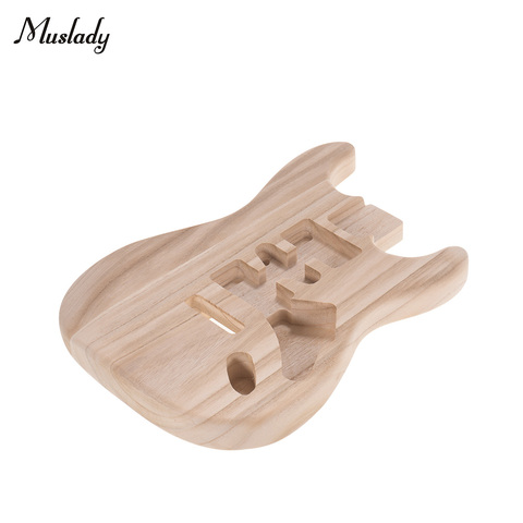 Muslady ST01-DT Unfinished Handcrafted Guitar Body Basswood Electric Guitar Body NEW Guitar Parts Barrel Replacement ► Photo 1/6