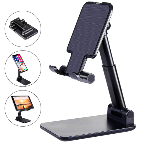 New Desk Mobile Phone Holder Stand For iPhone iPad Xiaomi Adjustable Desktop Tablet Holder Universal Table Cell Phone Stand ► Photo 1/6