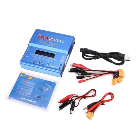 iMAX B6AC 80W 6A Lipo NiMh Li-ion Ni-Cd AC/DC RC Balance Charger 10W Discharger for RC Car Helicopter Drone Airplane Battery ► Photo 1/6