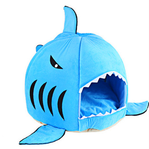 Hot Sell Dog Bed Shark Mouse Shape Washable House Pet Bed Cat House Removable Cushion Pet Bed Shark Dog House For Small Dog ► Photo 1/6