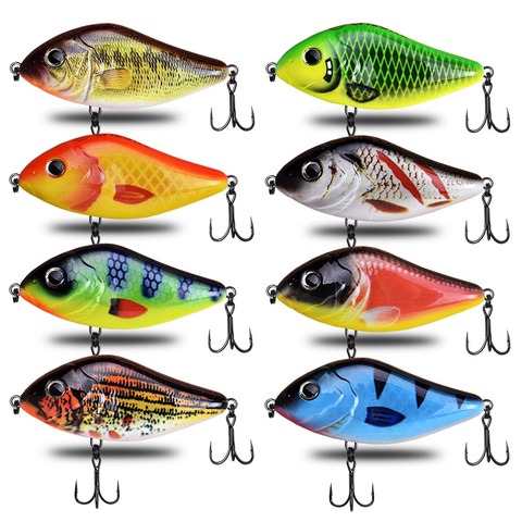 100mm 49g CF LURE  42Color New  Jerk Baits Slow Sinking Fishing Lure Tackle for Dragon Pike Bait Pesca Bass Musky jerk ► Photo 1/6