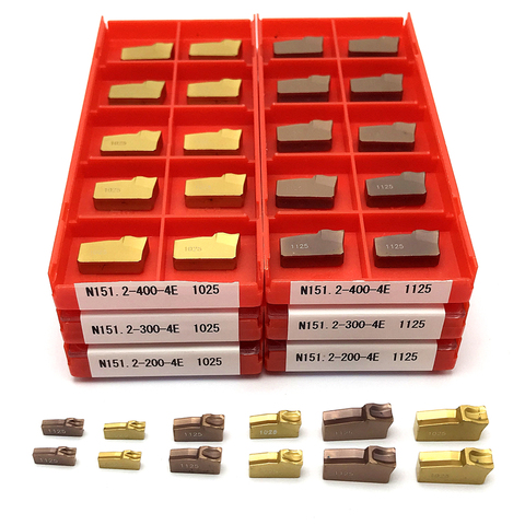 N151.2 2MM 3MM 4MM 1025 1125 grooving turning tool carbide inserts CNC metal Lathe Tool N151.2 grooving inserts Cutting tool ► Photo 1/6