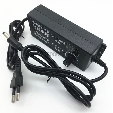 Adaptor 3V- 12V 3V-24V 9V-24V Adjustable Changer Adapter 12 V Universal DC 24v plug power adapter supply for US EU Plug charger ► Photo 1/4