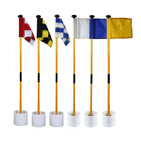 81CM Backyard Practice Golf Hole Pole Cup Flag Stick Golf Putting Green Flagstick Golf Flag and Flagpole Golf Hole New ► Photo 1/6