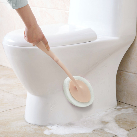Long Handle Brush Eraser Magic Sponge Diy Cleaning Sponge for Dishwashing  Kitchen Toilet Bathroom Wash Cleaning Tool Accessory ► Photo 1/5
