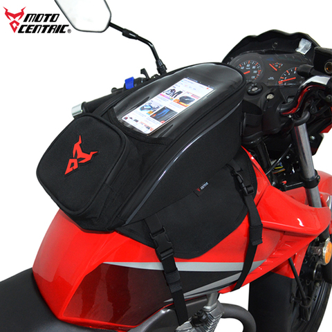 MJ MOTO Top 2L Screen Big Storage Motorcycle tank Bags Motorbike Oil Fuel Bag Magnetic Motocross Motorcycle Tank Bags Saddle Ba ► Photo 1/6