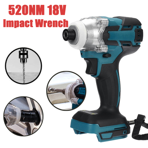 18V 520N.m Electric Wrench Speed Cordless Impact Wrench Power Tool Screwdriver Rechargable Drill Driver LED For Makita Battery ► Photo 1/6