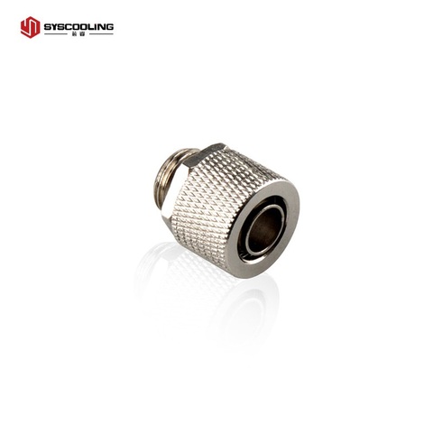 Syscooling liquid cooling fitting G1/4-8  compression fitting  for soft tube diameter 8mm tube ► Photo 1/3