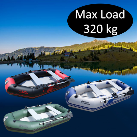 3 Person 230cm PVC Inflatable Rowing Boat Fishing Kayak Canoe Drifting Raft Dinghy Hovercraft Sailboat Surfing Sailing Ship B ► Photo 1/1