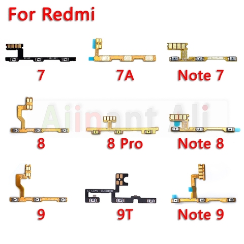 Volume Side Switch on off Button Key Power Flex Cable For Xiaomi Redmi Note 3 4 4x 5 5A 6 6A Plus Pro Power Flex ► Photo 1/6