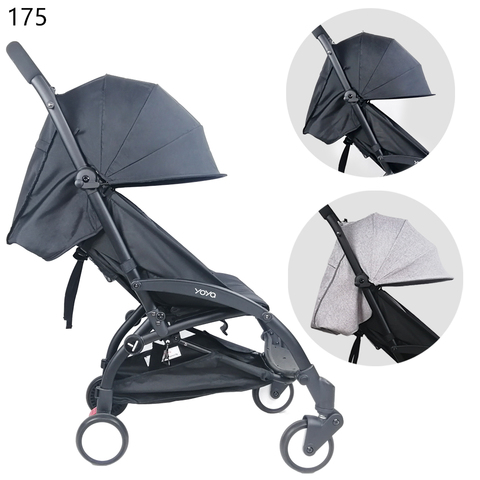 175 Degrees Stroller Accessories For Babyzen Yoyo Yoya Seat Liners Sun Shade Cover Back Zipper Pocket Hood & Mattress For Yoyo ► Photo 1/6
