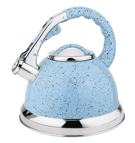 Gift Stainless Steel Coffee Teapot Induction Whistle Tea Kettle Stove Tops 704G 3.5L ► Photo 1/6