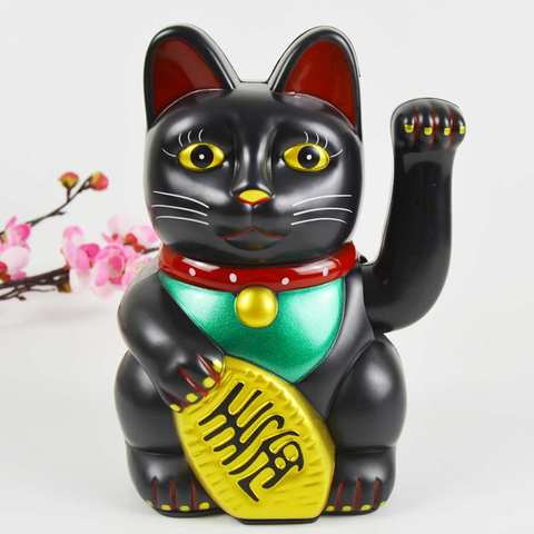 Home Decoration Chinese Feng Shui Cat Tomi White Lucky Jinbao/ Lucky Cat Gold White Best Lucky Cat Decoration ► Photo 1/6