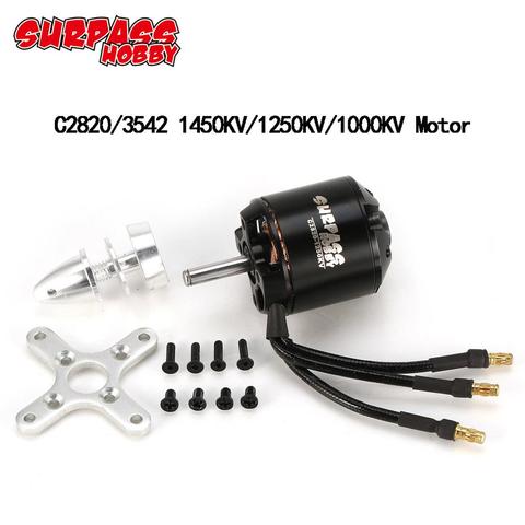 C2820/3542 1450KV 1250KV 1000KV Outrunner Brushless Motor 4.0mm Shaft compatible 2-4S Lipo/50A ESC FPV Multirotor Quadcopter ► Photo 1/6