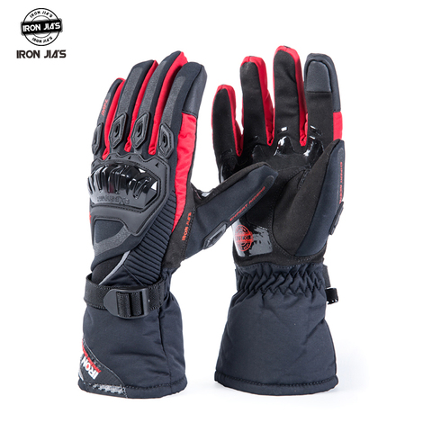 IRON JIA'S Motorcycle Gloves Touch Screen Winter Warm Waterproof Protective Gloves Guantes Moto Luvas Alpine Motocross Stars ► Photo 1/6