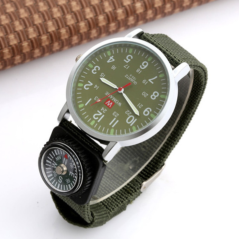 Womage Kids Watches Children Fashion Outdoor Sports Watches Boys Military Officer Fabric Band Watch Kid Watch relogio masculino ► Photo 1/6