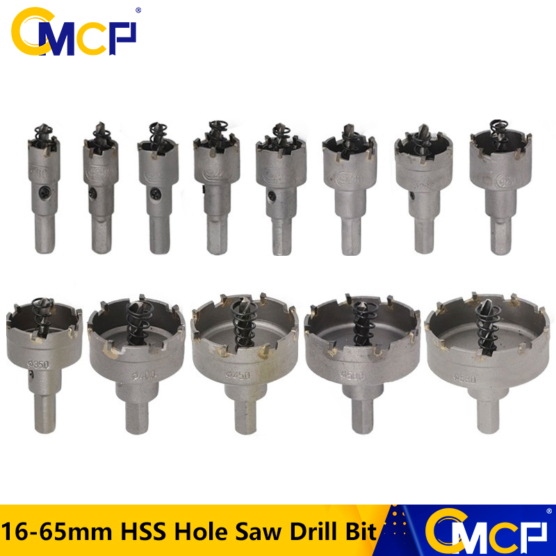 15-65mm Alloy Carbide Steel Tip Tipped Hole Saw Drill Bit Metal Wood Cutter Tool 