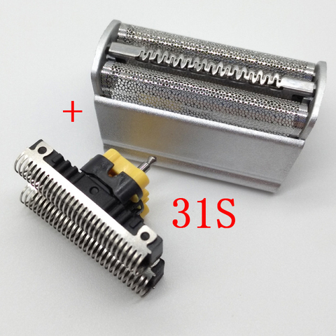 31S Silver Shaver Foil & Cutter Shaver Head series 3 Shaver for Braun 5000/6000 5735 5736 5738 5739 5770 5771 5773 380 5724 ► Photo 1/2