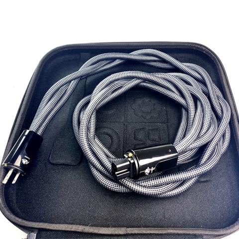 Audiophile HiFi Power Cable Dragon High Current Low-Z / Noise-Dissipation 3-Pole AC Cord US / EU Schuko Plug ► Photo 1/6