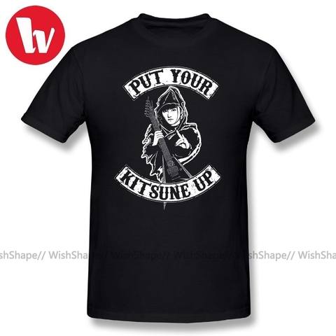 Babymetal T-Shirt Men Print Put Your Kitsune Up! Summer Mens T Shirt Beach T Shirts  For Men Basic T-Shirts Men Cotton Tee Shirt ► Photo 1/6
