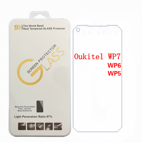JGKK For Oukitel WP7 WP6 WP5 Pro WP 7 Tempered Glass 100% Original Premium 2.5D Screen Protector Film For Oukitel WP7 WP6 Glass ► Photo 1/6