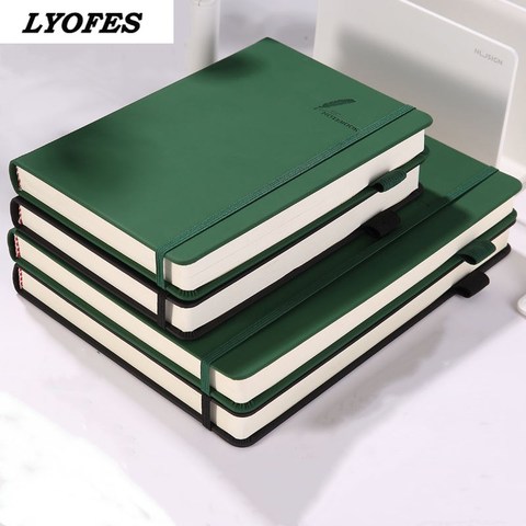 360 Pages Thick Paper Notebook Notepad Wax Sense Leather Diary Book Journals Agenda Planner School Office Stationery Supplies ► Photo 1/6