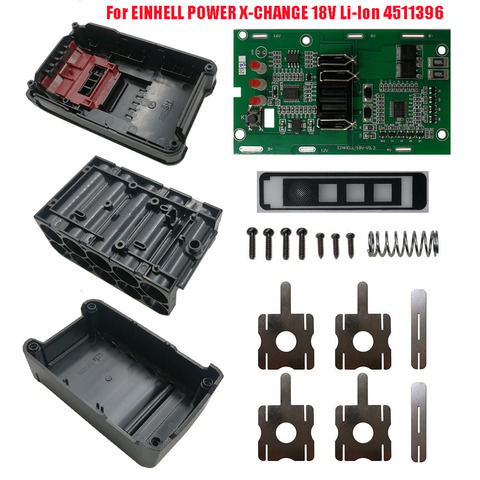 4511396 Li-ion Battery Plastic Case Charging Protection Circuit Board PCB Box Shell For EINHELL POWER X-CHANGE 18V 20V Lithium ► Photo 1/2