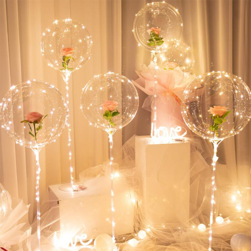 1pcs LED Balloons Stand With 20 Light Transparent Balloons Christmas  Decorations For Home Wedding Decor Birthday Party Supplies - Price history  & Review, AliExpress Seller - meidding hi party Store