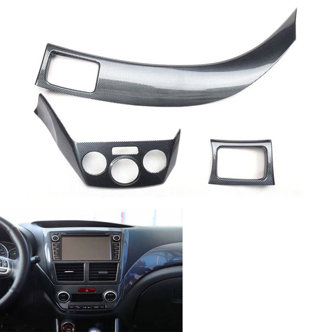 For Subaru Forester 2008-2012 LHD Car Dashboard Central Passenger Seat Side Decoration Strips Cover Trim New Car Styling ► Photo 1/4