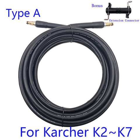 6~15 Meters High Pressure Washer Hose Pipe Cord Car Washer Water Cleaning Extension Hose Gun Quick Connect for Karcher K-Series ► Photo 1/6