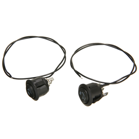 Universal 2pcs Black 3 Pins Round Car Heated Seat Heater Rocker Switch High Low Control ► Photo 1/6