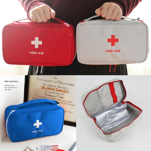 Empty Large First Aid Kit Emergency Medical Box Portable Travel Outdoor Camping Survival Medical Bag Big Capacity Home/Car ► Photo 1/6