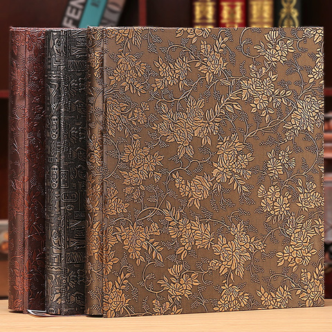 6 Inch 800 Plastic Pockets Photo Album Family Insert Large Capacity Leather Cover Gallery Family Memory Record Scrapbook Album ► Photo 1/6