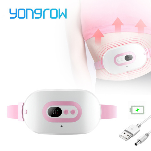 Yongrow Warm Palace Belt Electric Heating Uterus Acupoints Vibrating Massage Relieve Menstrual Pain Massage the Waist Abdomen ► Photo 1/6