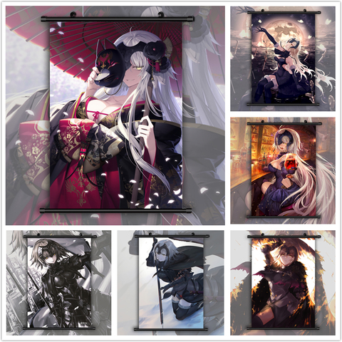 Fate Grand Order Avenger Jeanne Joan Alter Anime manga wall Poster Scroll ► Photo 1/6