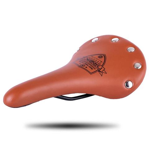 Bicycle Saddle Leather Soft Bike Seat Cover Mat Cycling Bike Saddle Cushion Cycling Saddle Bike Saddle Racing Seat Mountain Bike ► Photo 1/6