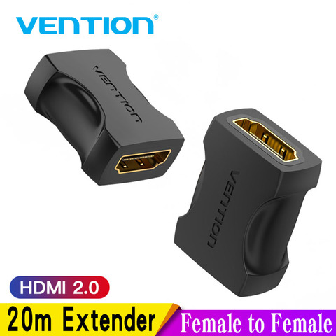 Vention HDMI Extender Adapter HDMI Female to Female Connector 4k HDMI 2.0 Extension Converter Adapter for PS4 Monitor HDMI Cable ► Photo 1/6