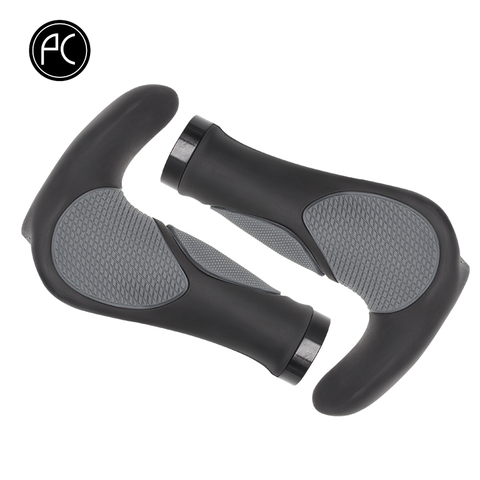 PCycling Ergonomic Bicycle Grips TPR Rubber Integrated Comfy Tone MTB Cycling Hand Rest Handlebar Casing Sheath Shock Absorption ► Photo 1/6