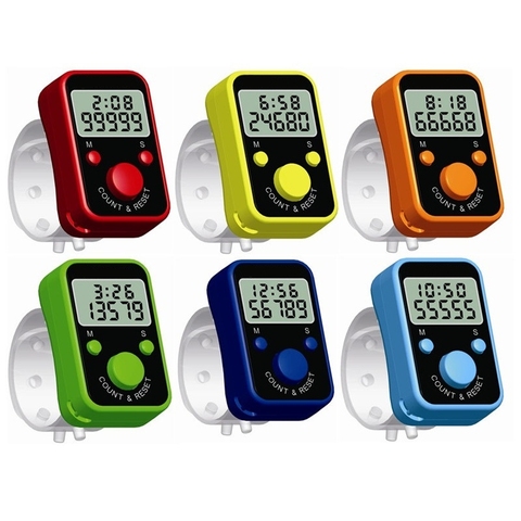 1PCs Finger Counter Chanting Counter LCD Electric Digital Display