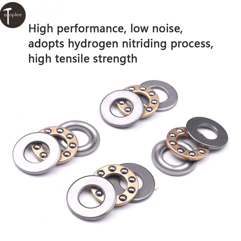 4 Sets Miniature Thrust Ball Bearings Bearing Steel F8/F9/F10 Plane Metal Axial Ball Bearing Thrust Bearings 8mm/9mm/10mm ► Photo 1/6