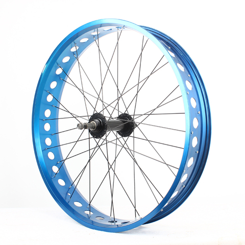 20/24/26*4.0 Hollow Fat Bike Wheels 36H 135/190mm 100mm width MTB Snow and Beach Bike Wheelset Suit for Elictric Bike ► Photo 1/6