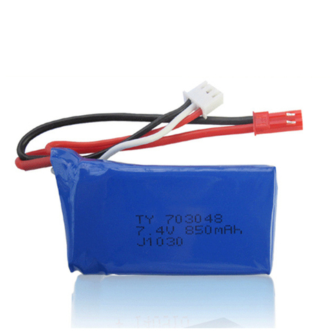 7.4V 850mAh li-po lipo battery 703048 For WLtoys V912 V915 V262 V353B V333 Q202 Udi U829X Aircraft Batteries 2s lipo 7.4v ► Photo 1/1