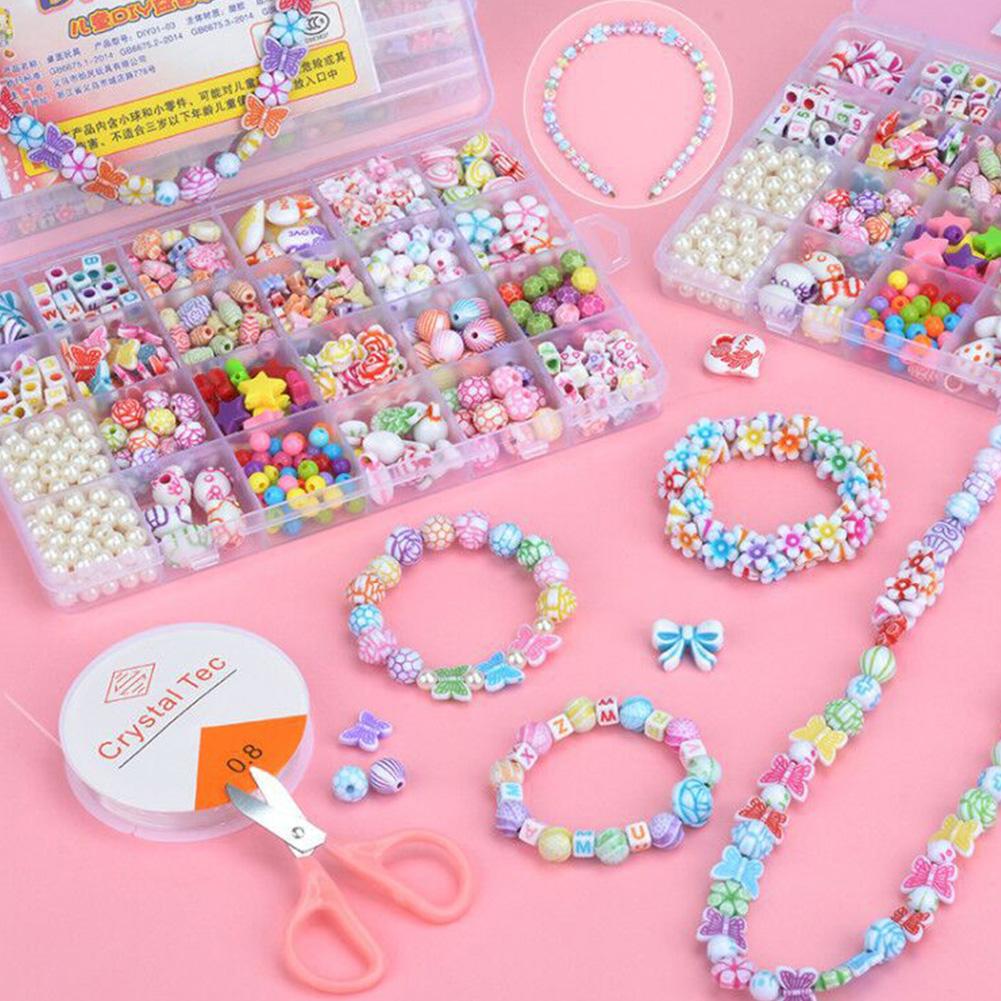 DIY Beads Jewelry Making Kit for Kids, Cridoz 1200 Macao