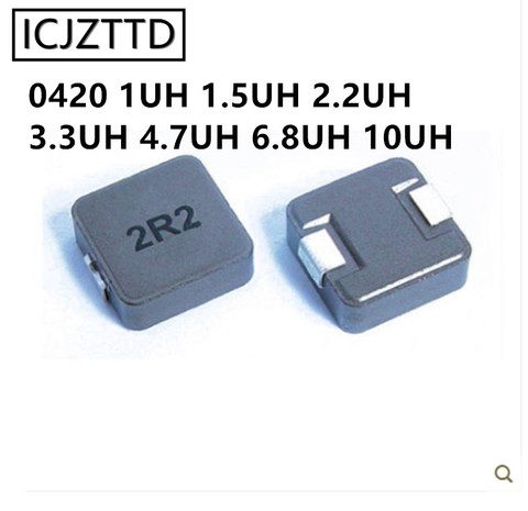 0420 Integrated inductor Power inductors 1UH 1.5UH 2.2UH 3.3UH 4.7UH 6.8UH 10UH 1R0 1R5 2R2 3R3 4R7 6R8 100 NEW ► Photo 1/2