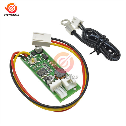 DC 12V 2-3 Wire Temperature Control Denoised Speed Controller Governor Regulator with Probe ON/OFF for Computer PC Fan/alarm ► Photo 1/6