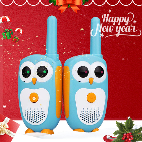 2pcs Retevis RT30 Walkie Talkie Kids 2pcs Cartoon Owl Design Childre Radio 0.5W 1Channel  Walkie-talkies Birthday Christmas Gift ► Photo 1/6