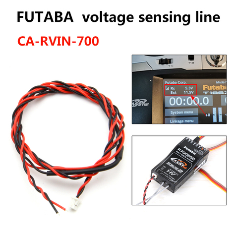 FUTABA CA-RVIN-700 Voltage Sensor External Voltage Return Cable fr Futaba R7008SB R7003SB 14SG T10J Return Test ► Photo 1/6