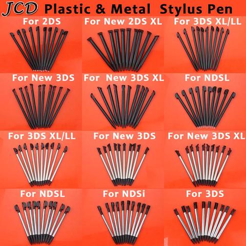 JCD 10PCS Metal Telescopic Stylus Plastic Stylus Touch Screen Pen for Nintendo 2DS 3DS New 2DS LL XL New 3DS XL LL For NDSL NDSi ► Photo 1/6