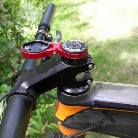 Bike Computer Mount Stem Stopwatch GPS Support Folding Top Cap Adjustable Angle Cycling Bracket Aluminum Alloy For Garmin Edge ► Photo 1/6